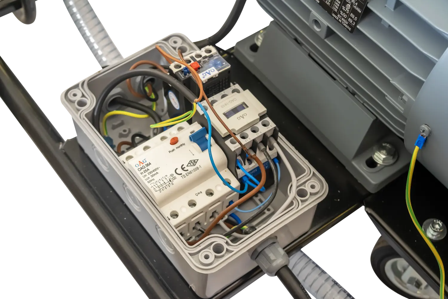 Bakaş BKS-200 Bar Soğuk Sulu Yıkama Makinesi Kaçak Akım Rölesi Güvenlik