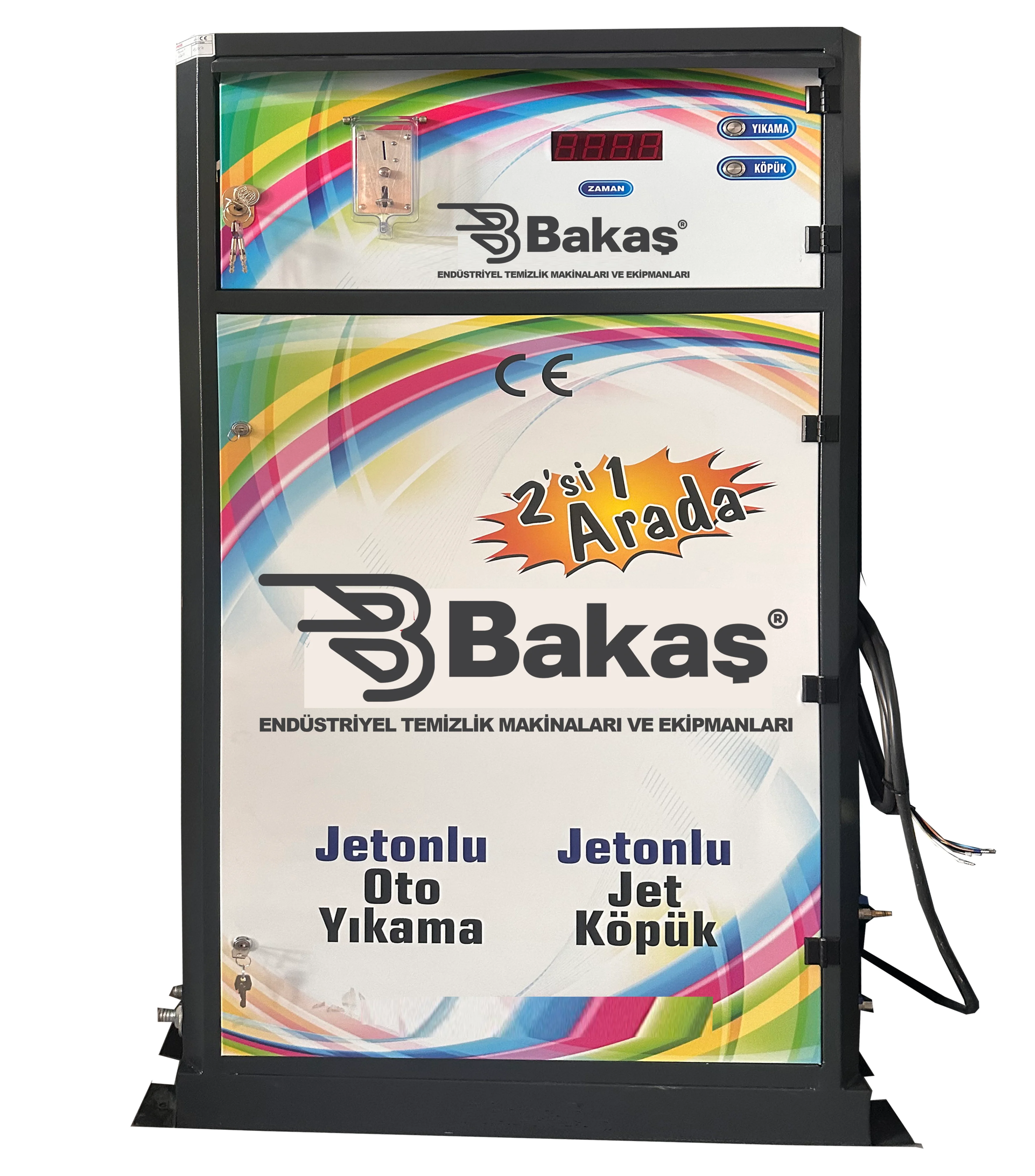 Jetonlu 200 Bar Yıkama ve köpük makinesi Self Servis